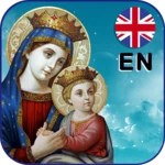 the holy rosary with audio, the holy rosary guide android application logo